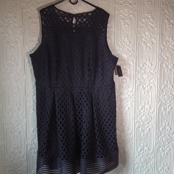 Lane Bryant sleeveless black dress Size 28 Lovely! - Picture 8 of 8